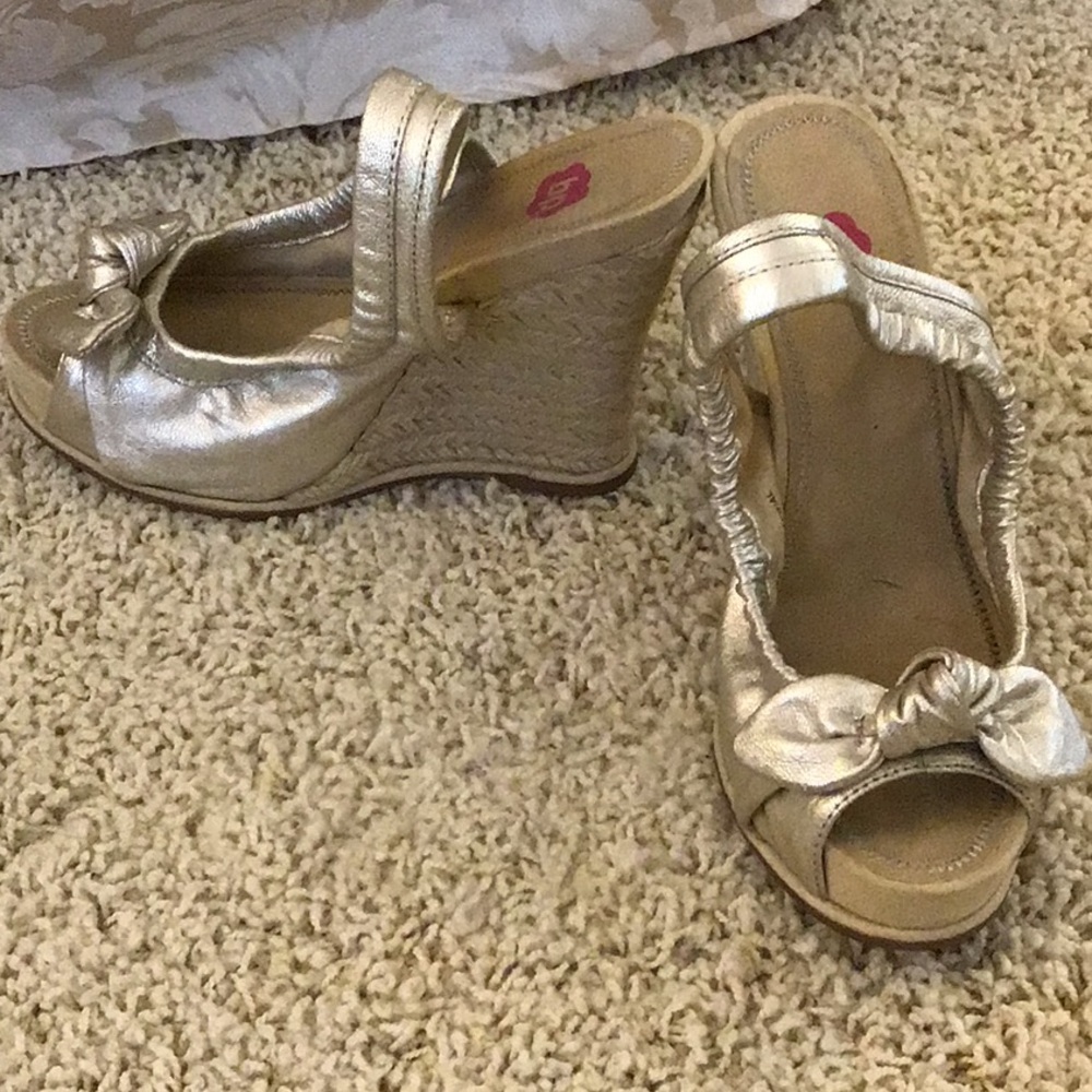 Sling back wedges espadrille